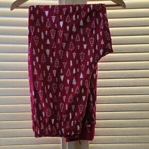 Macy's Red Family Pajama Pants